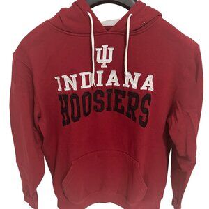 Indiana Hoosiers Pullover Sweatshirt Mens Size Medium Embroidered Red Colosseum